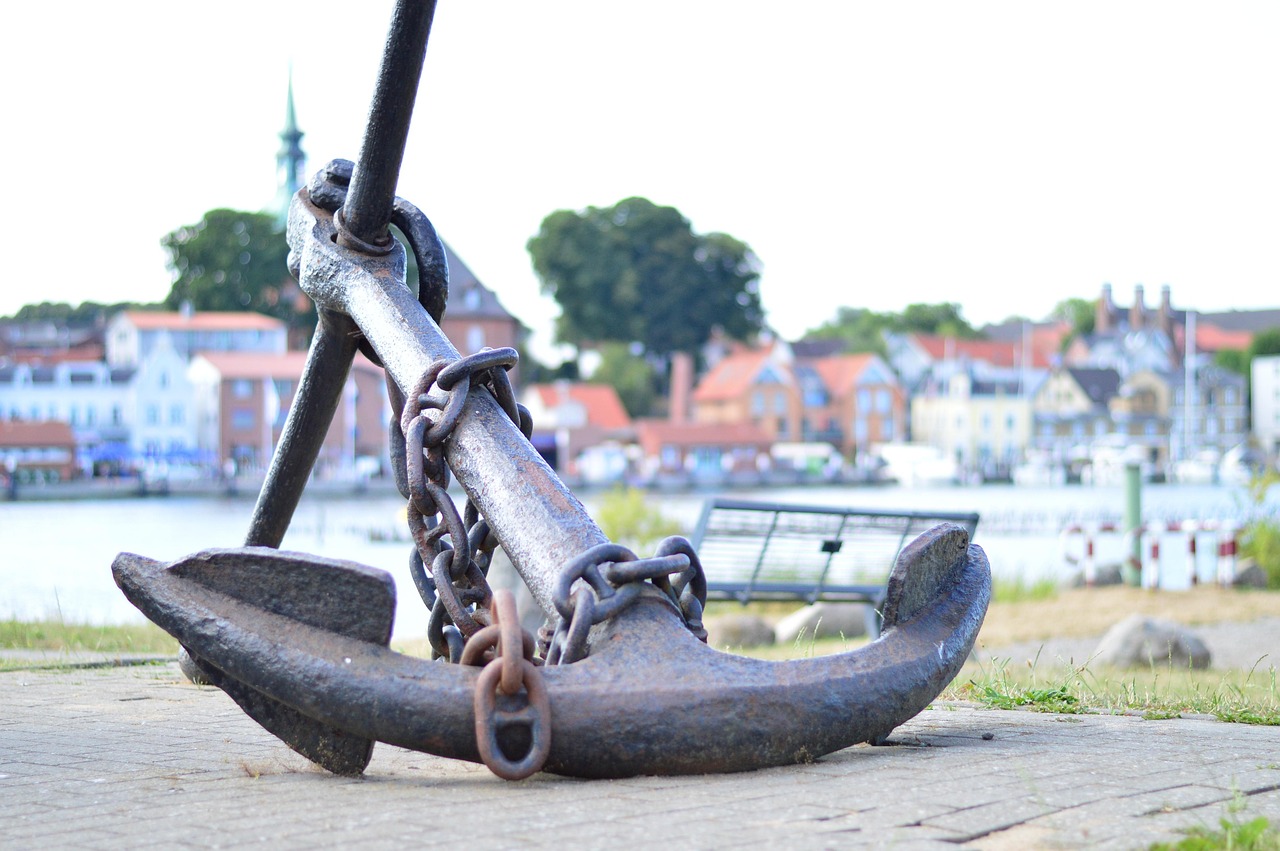 baltic sea, anchor, schlei, kappeln, anchor, anchor, anchor, anchor, anchor